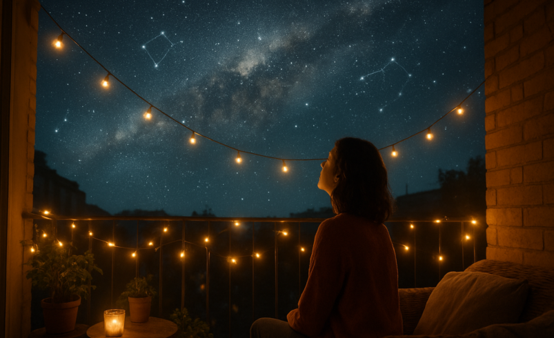 Die Magie des Sternenhimmels: Wie du die Milchstraße und die schönsten Sternbilder ganz einfach von deinem Balkon aus entdeckst