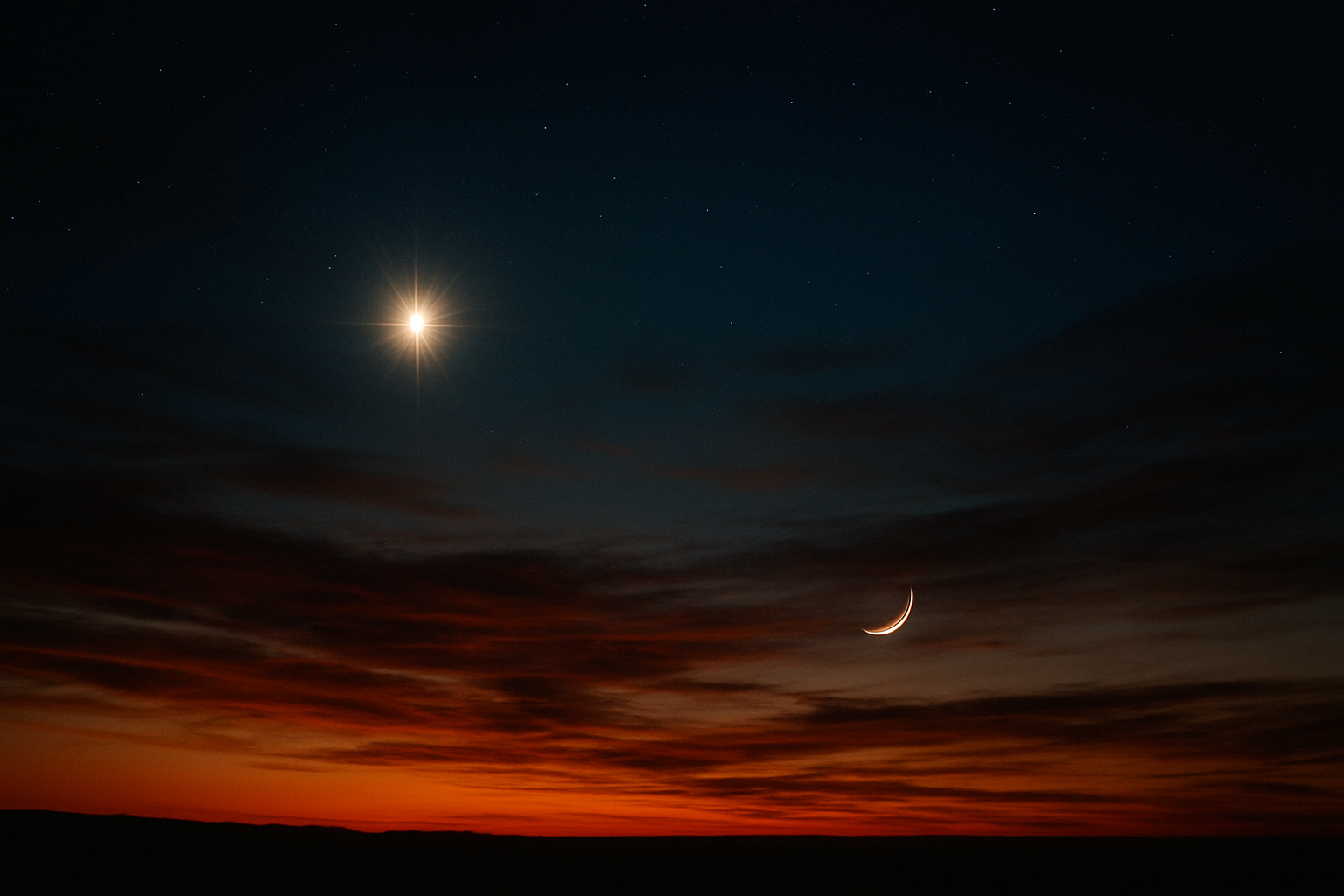 Venus: Der strahlende Planet als Morgenstern und Abendstern entschlüsselt