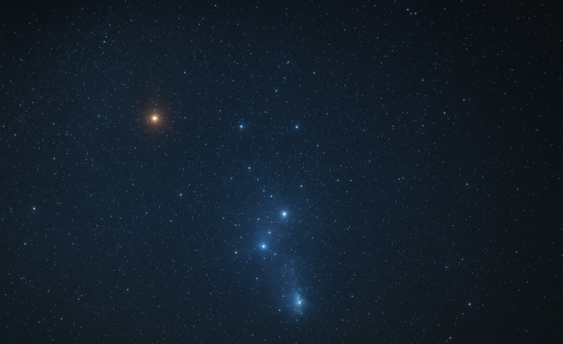 Orion am Winterhimmel: Eine Astrophysikalische Anleitung zur präzisen Lokalisierung des Himmelsjägers