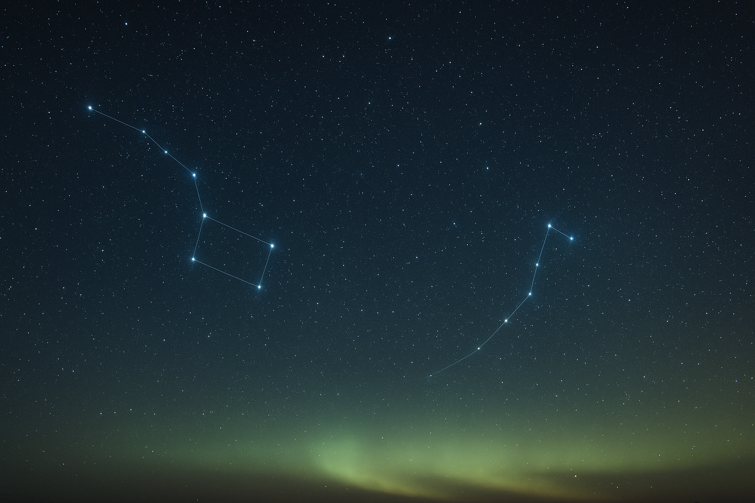Sternbilder im April am Nordhimmel: Eine Himmelsreise durch die Frühlingsnacht