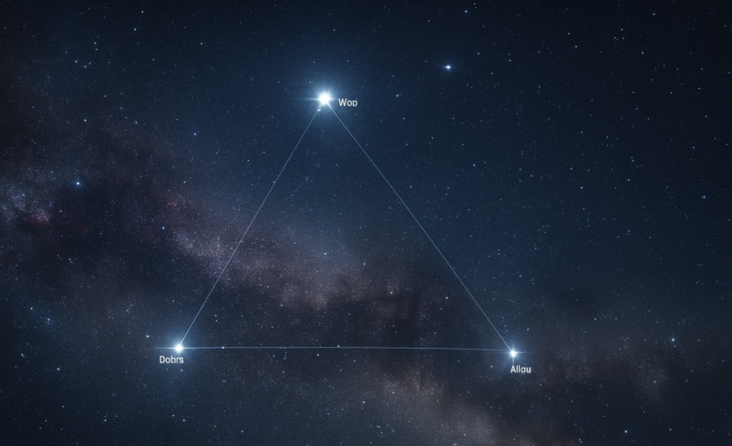 Das Sommerdreieck: Kosmische Giganten – Die Faszination von Wega, Deneb und Altair