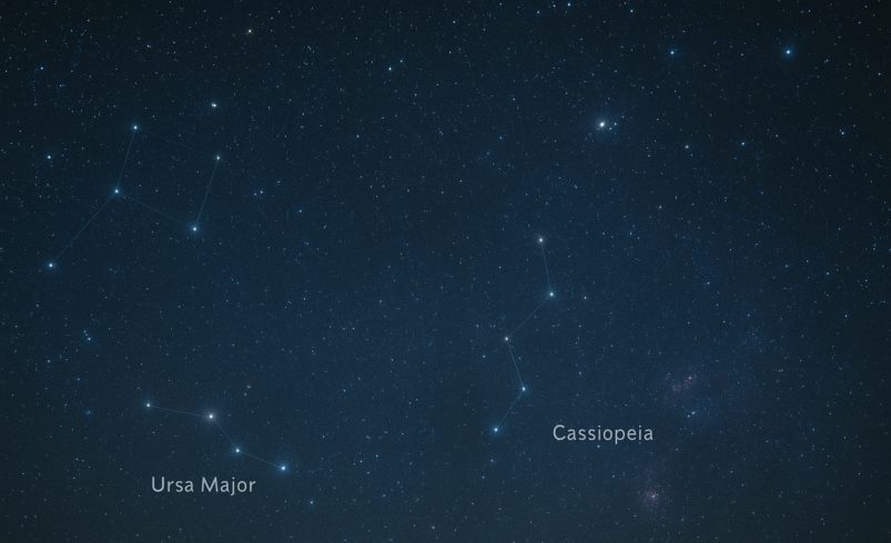 Der kosmische Kompass: Was der Nordhimmel im November enthüllt